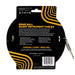 Ernie Ball | SILENT Plug | Straight / Straight Instrument Cable | 3m | Black | P06472 (P06472) - Gsus4