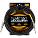 Ernie Ball | SILENT Plug | Straight / Straight Instrument Cable | 6m | Black | P06473 (P06473) - Gsus4
