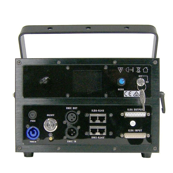 Event Lighting EL5000RGBPRO RGB Animation Laser (5W) w/ Road Case (EL5KPRO) - Gsus4