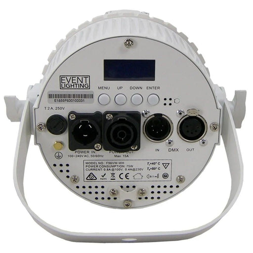 Event Lighting F96VW - WH Variable White Fresnel w/ 2 x 48W LED (White) (F96VW-WH) - Gsus4