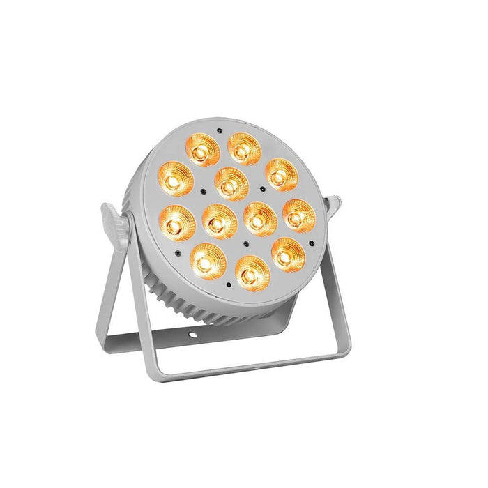 Event Lighting Lite PAR12X12L - WH LED Flat Pro Par 12x12W RGBWAU Stage Wash & IR Remote (White) (PAR12X12L-WH) - Gsus4