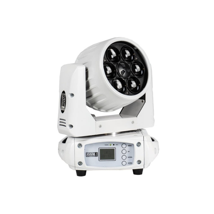 Event Lighting LM6X15W 6x15W LED RGBW Zoom Wash Moving Head (White) (LM6X15W) - Gsus4