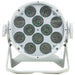 Event Lighting PAR12H - WH LED Flat Pro Par 12x12W RGBWA+UV Stage Wash (White Finish) (PAR12H-WH) - Gsus4