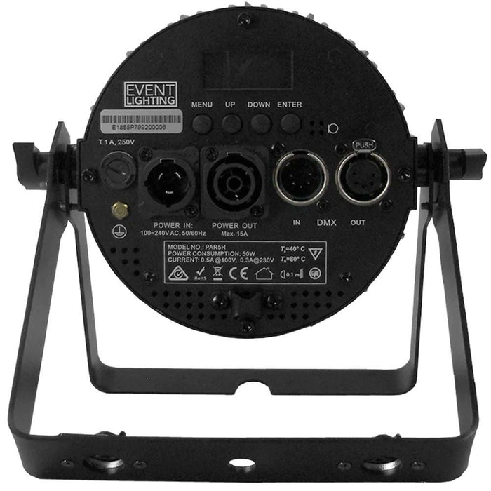 Event Lighting PAR5H LED 5x12W RGBWAU Pro Par (PAR5H) - Gsus4