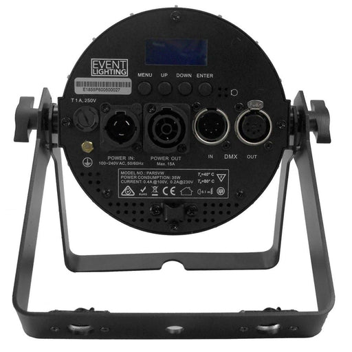 Event Lighting PAR5VW 5x6W WW/CW/A LED Pro Par (PAR5VW) - Gsus4