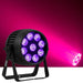 Event Lighting PAR9X12BH - IP Outdoor Battery Par Can 9x12W RGBWAU w/ Wireless DMX (PAR9X12BH-IP) - Gsus4
