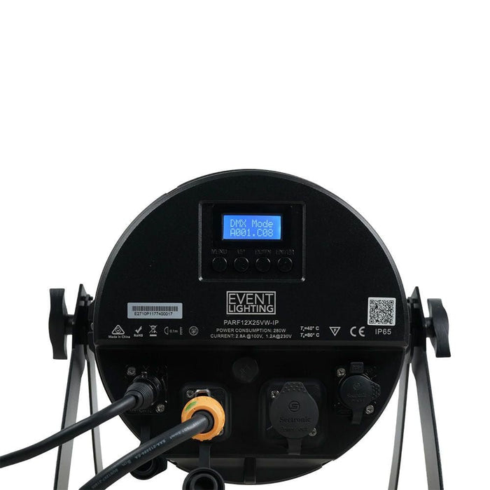 Event Lighting PARF12X25VW - IP IP65 Parcan w/ 12x25W Variable White LEDs and Electronic Frost (PARF12X25VW-IP) - Gsus4