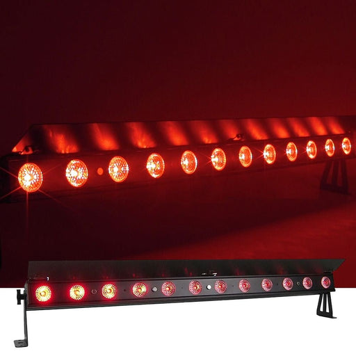 Event Lighting PIXBAR12H LED Pixel Bar 12 x 12W RGBWAU w/ Barndoor & Frost Filter (PIXBAR12H) - Gsus4