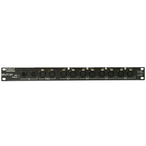 Event Lighting Split 124 4 - Way DMX Splitter (SPLIT124) - Gsus4