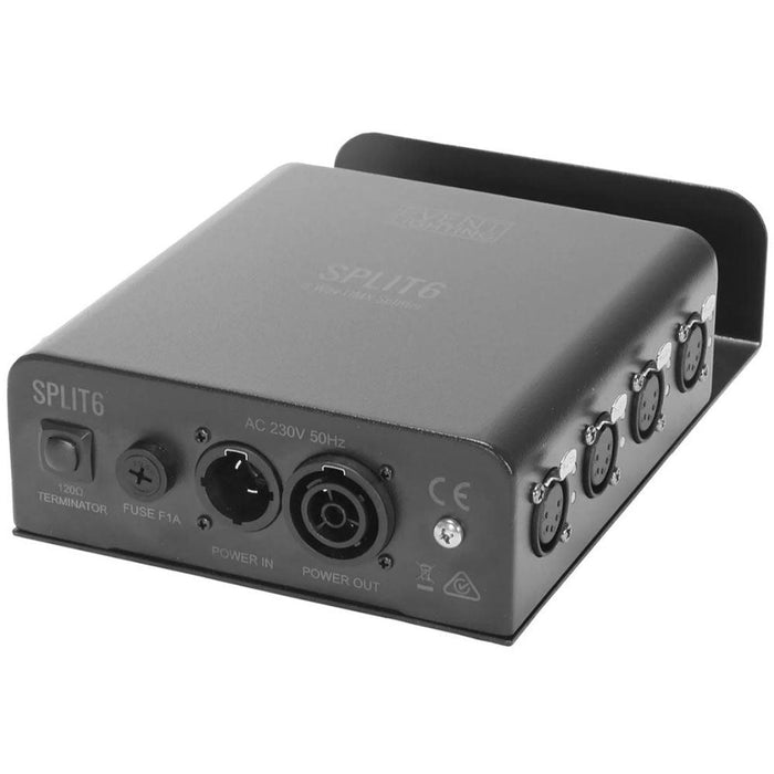 Event Lighting SPLIT6 6 - Way Splitter w/ 5 - Pin XLR In/Thru & 6 Outputs True1 In/Out (SPLIT6) - Gsus4