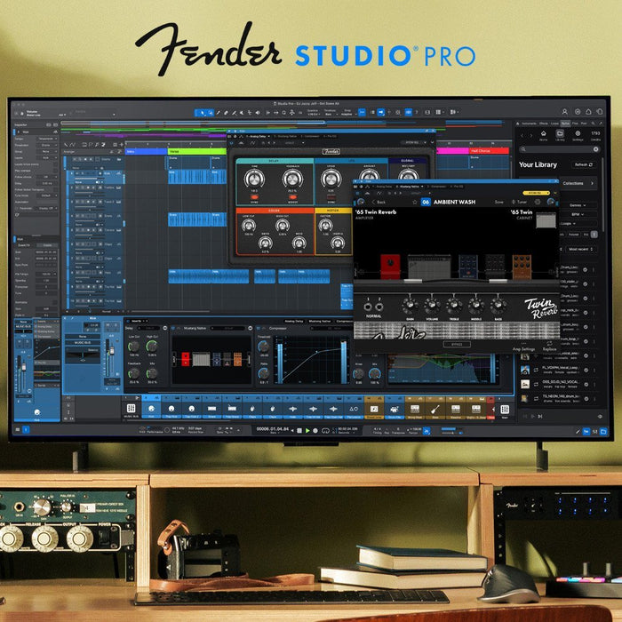 Fender | Studio Pro 8 | Crossgrade From Any Other Daw Software | eLicense (FES-FSP8X) - Gsus4