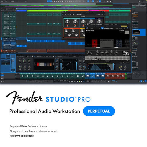 Fender | Studio Pro 8 | Full Edition | Perpetual License | eLicense (FES-FSP8) - Gsus4