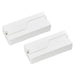 Fishman Fluence Bass 4 String Soapbar White Plastic Set (FFBS4SW2) - Gsus4