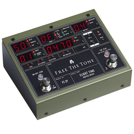 Free The Tone | FLIGHT TIME | FT - 2Y | Digital Delay w/ Realtime BPM Analyzer (FTT - FT - 2Y) - Gsus4