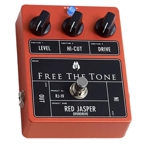 Free The Tone Red Jasper RJ-2V Low-Gain Overdrive Pedal - Gsus4