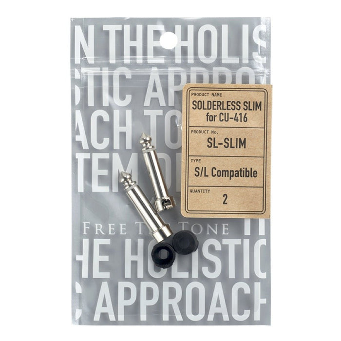 Free The Tone | SOLDERLESS SLIM Plug | SL - SLIM - 2P | 2x Slim Plugs for CU - 416 Cable (FTT - SL - SLIM - 2P) - Gsus4