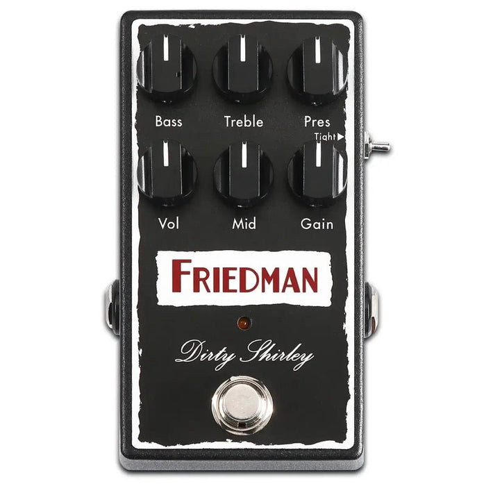 Friedman | Dirty Shirley | Overdrive Pedal w/ Tight Control (FN - DIRTY - SHIRLEY) - Gsus4