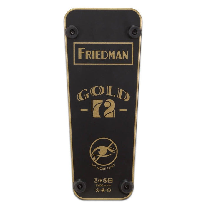Friedman | GOLD - 72 WAH | "No More Tears" Wah Pedal (FN - GOLD - 72 - WAH) - Gsus4