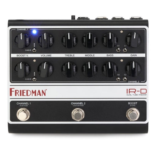 Friedman | IR - D | High Voltage Dual 12AX7 Tube Preamp, DI, IR loader & Cabinet Simulator (FN - IR - D) - Gsus4