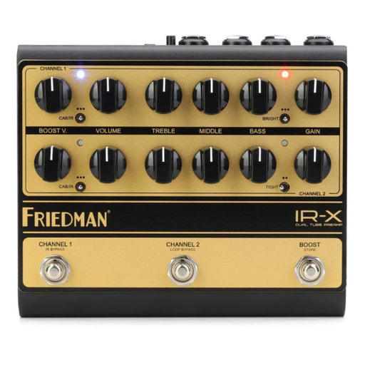 Friedman | IR - X | High Voltage Dual 12AX7 Tube Preamp, DI, IR loader & Cabinet Simulator (FN - IR - X) - Gsus4
