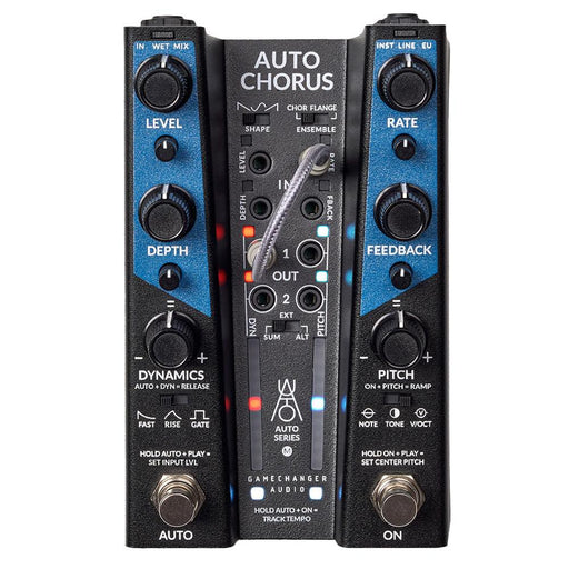 Gamechanger Audio AUTO CHORUS EuroRack Style Modulation Pedal (Chorus, Vibrato, Ensemble & Flanger) (GCAAUTOMCH) - Gsus4