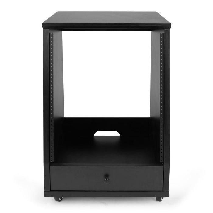 Gator | Elite Series | 12U Angled Studio Rack (Black) (489548) - Gsus4
