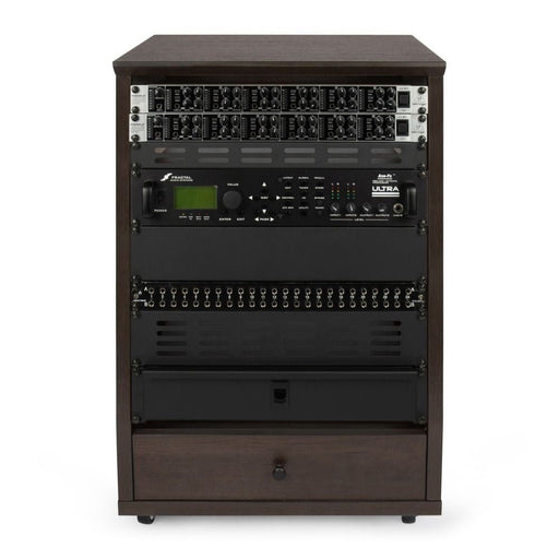 Gator | Elite Series | 12U Angled Studio Rack (Brown) (489549) - Gsus4