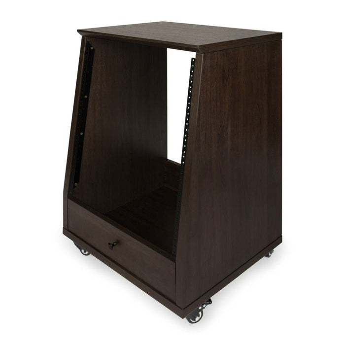 Gator | Elite Series | 12U Angled Studio Rack (Brown) (489549) - Gsus4