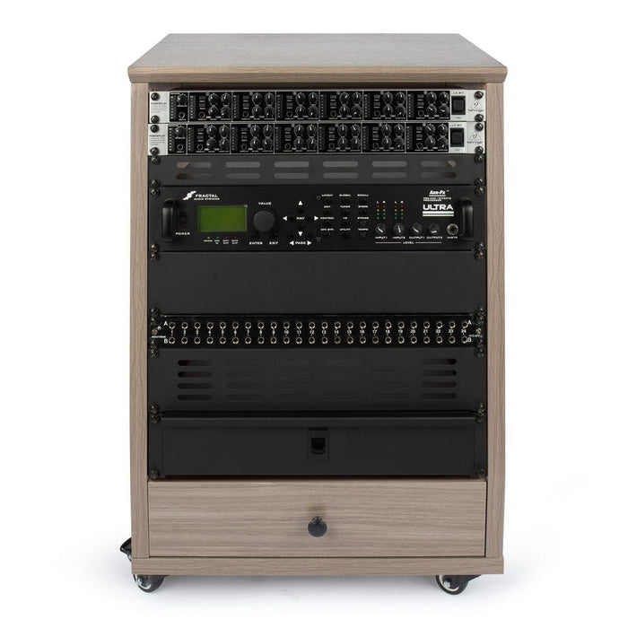 Gator | Elite Series | 12U Angled Studio Rack (Grey) (489550) - Gsus4
