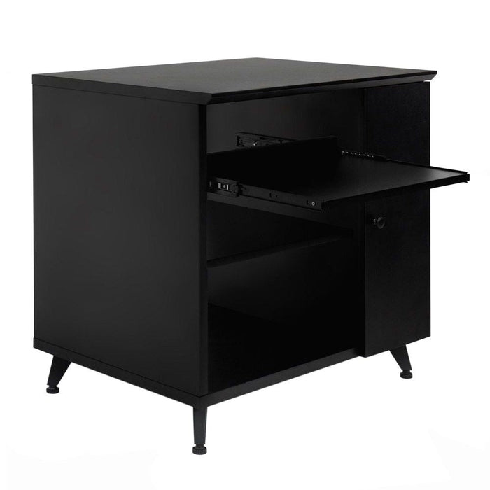 Gator | Elite Series | Sidecar Studio Rack Cabinet - Black (488974) - Gsus4