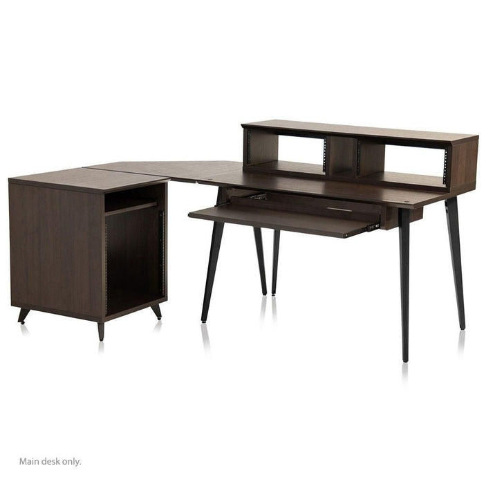Gator | Elite Series | Studio Furniture Desk For Home Studio (Brown) (488933) - Gsus4