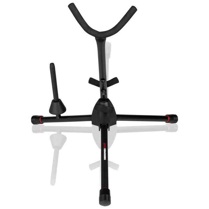 Gator Frameworks GFW - BNO - SAXFLU Alto/Tenor Sax Stand w/ Flutepeg (488959) - Gsus4