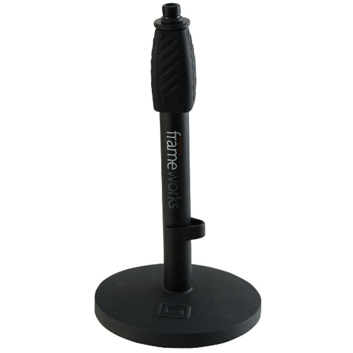 Gator Frameworks GFW - MIC - 0601 Desktop Mic Stand w/ 6inch Round Base (488998) - Gsus4
