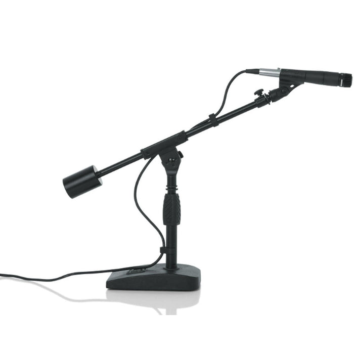 Gator Frameworks GFW - MIC - 0822 Telescoping Boom Mic Stand Desktop & Bass Drum (488984) - Gsus4