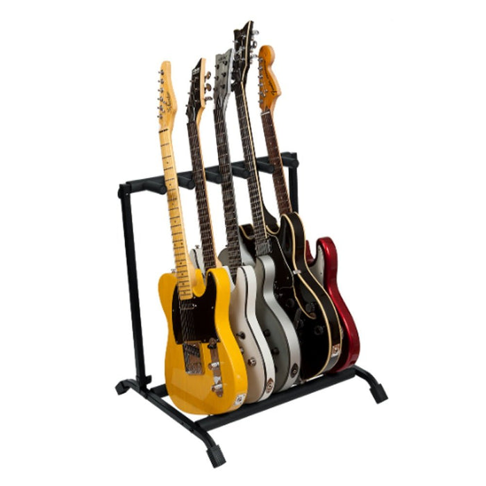 Gator Frameworks RI - GTR - RACK5 Rok - It Collapsible Guitar Rack Stand (Holds 5x Guitars) (488457) - Gsus4