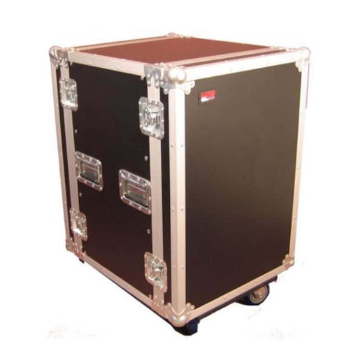 Gator G - TOUR 16U CAST Wood Flight Audio Rack Case 16U w/ Casters (488597) - Gsus4
