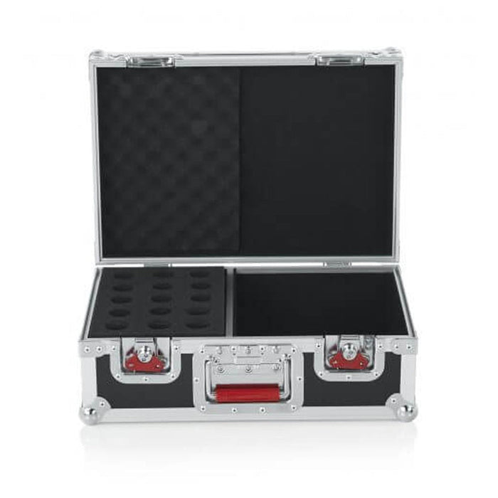 Gator G - TOUR M15 Wood Microphone Flight Case (Holds 15x Mics) (488349) - Gsus4