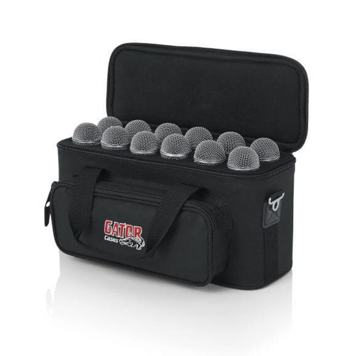 Gator GM - 12B Microphone Padded Bag (Holds 12x Mics) (488340) - Gsus4