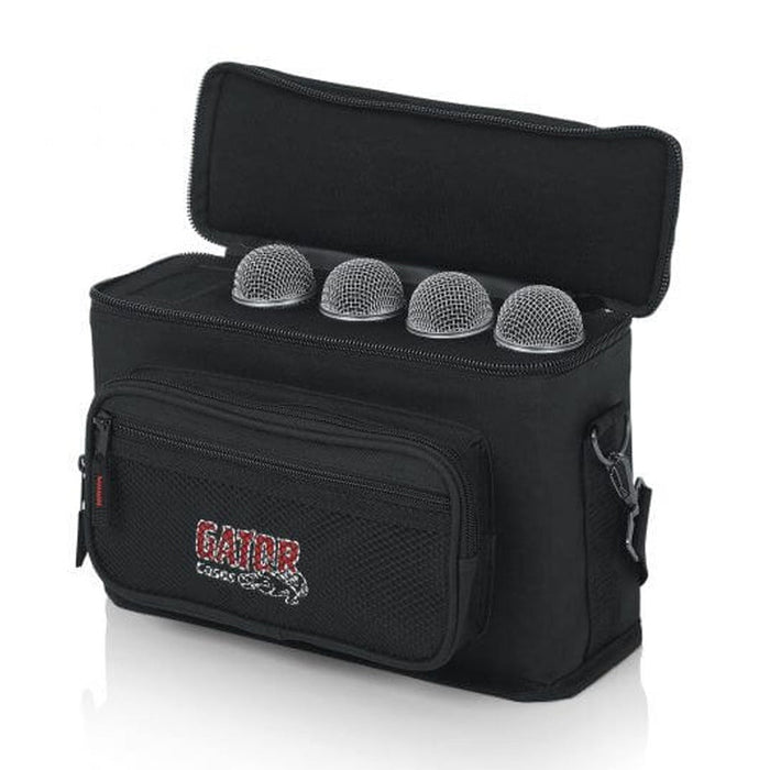 Gator GM - 4 Microphone Padded Gig Bag (Holds 4x Mics) (488345) - Gsus4