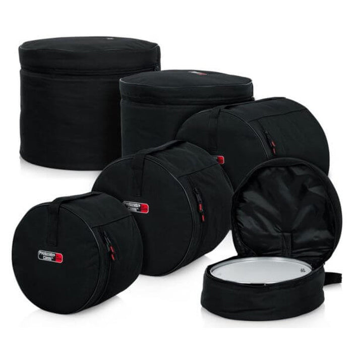Gator GP - STANDARD - 100 5 - Piece Standard Drum Kit Set Bags (22x18 12x10 13x11 16x16 14x5.5) (488035) - Gsus4