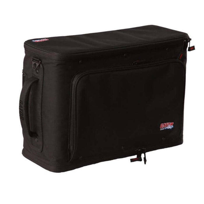 Gator GR - RACKBAG - 2UW Lightweight Audio Console Rack Bag 2U w/ Wheels (488506) - Gsus4