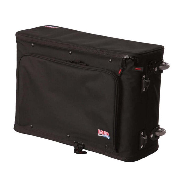 Gator GR - RACKBAG - 2UW Lightweight Audio Console Rack Bag 2U w/ Wheels (488506) - Gsus4