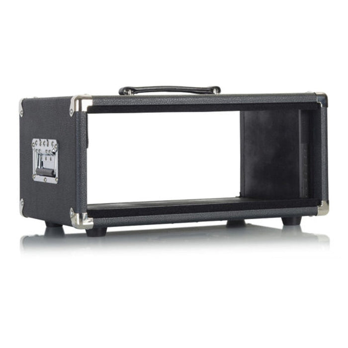 Gator GR - RETRORACK - 4BK Vintage Amp Vibe Rack Case 4U Black (488884) - Gsus4