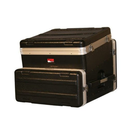 Gator GRC - 10X4 Molded PE Slant Top Audio Console Rack 10U Top 4U Bottom (488486) - Gsus4