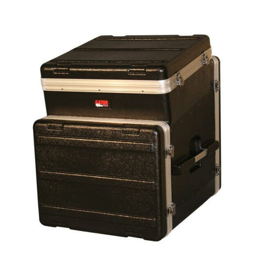 Gator GRC - 10X8 Molded PE Slant Top Audio Console Rack 10U Top 8U Bottom (488488) - Gsus4