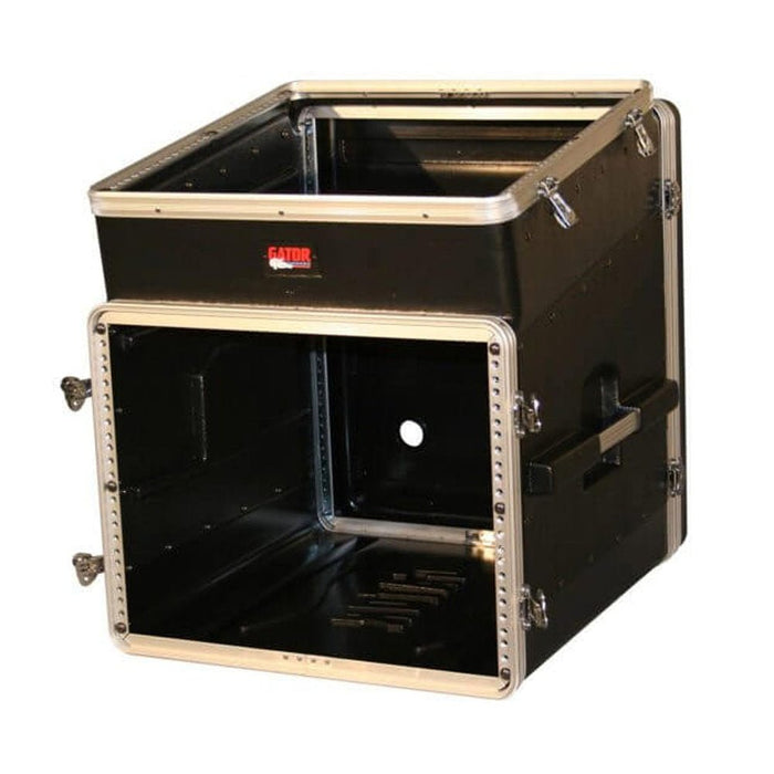 Gator GRC - 10X8 Molded PE Slant Top Audio Console Rack 10U Top 8U Bottom (488488) - Gsus4