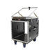 Gator GRC - 12X10 PU Molded PE Pop - Up Audio Console Rack 12U Top 10U Bottom w/ Casters (488490) - Gsus4