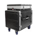 Gator GRC - 12X10 PU Molded PE Pop - Up Audio Console Rack 12U Top 10U Bottom w/ Casters (488490) - Gsus4