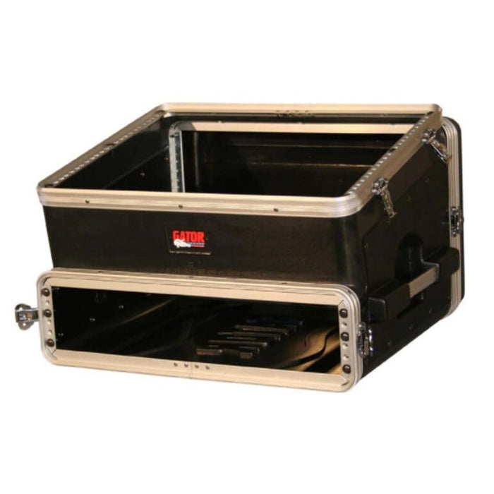 Gator GRC - 8X2 Molded PE Slant Top Audio Console Rack 8U Top 2U Bottom (488492) - Gsus4