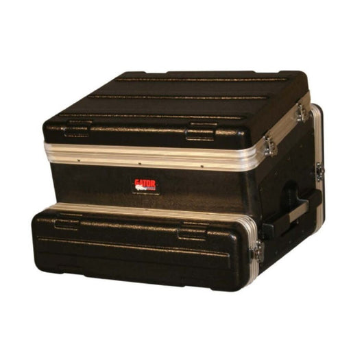 Gator GRC - 8X2 Molded PE Slant Top Audio Console Rack 8U Top 2U Bottom (488492) - Gsus4